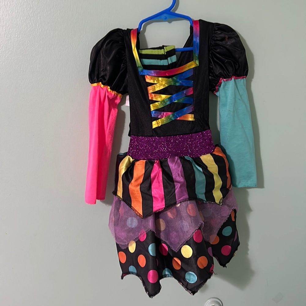 ADORABLE WITCH COSTUME INCLUDES TIGHTS AND MATCHING HAT